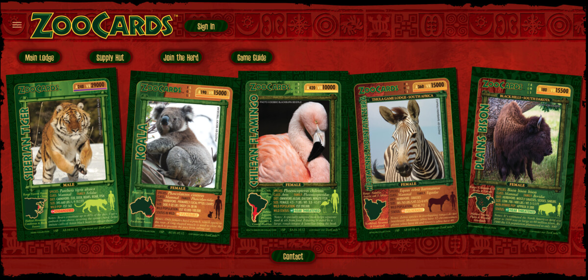 ZooCards.games